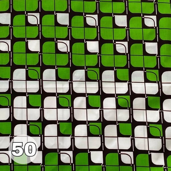 Африканская ткань # 50, 100% хлопок 1