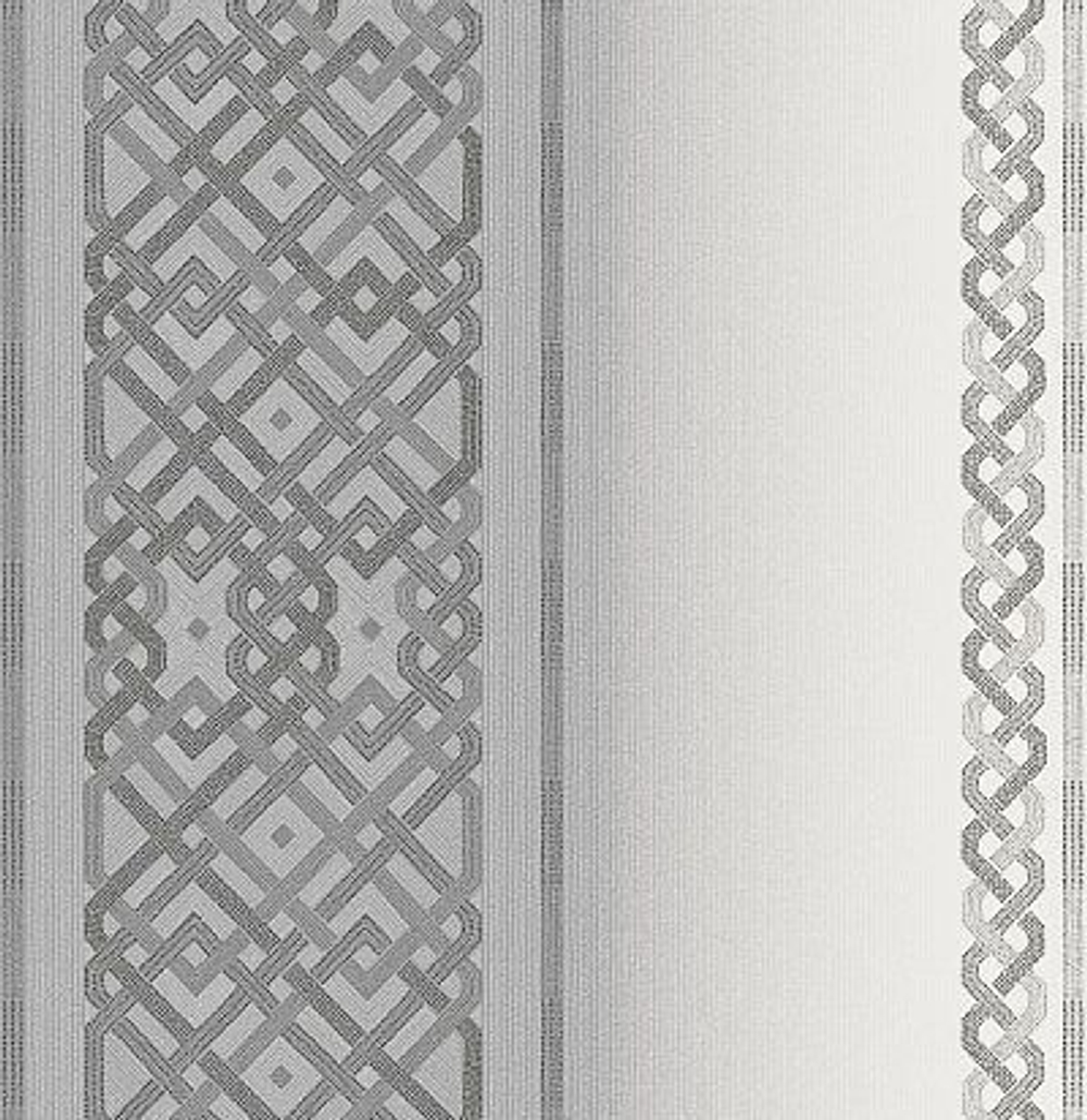 Широкий обойный бордюр с геометрическим орнаментом