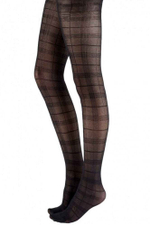 Клетчатые колготки Tartan Pattern Tights (Размер: 1 размер) (Цвет: черный)