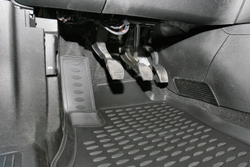 Коврики Standard, в салон FIAT Grande Punto 5D 2005- , 4 шт. (полиуретан, чёрные) Element.NLC.15.23.210
