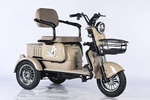 Электроскутер SUBORBOX X3 1000W (60V/23Ah) - Бежевый фото №1