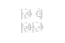 Раковина VitrA Zentrum 5632B003-0001, 55 см