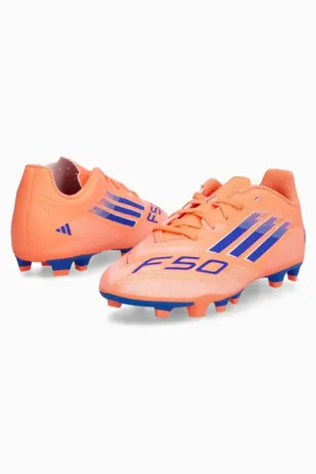 Бутсы adidas F50 Club FG/MG Junior - оранжевый