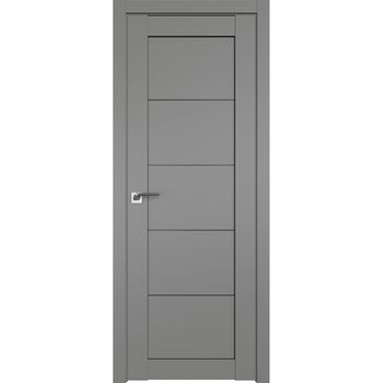 Межкомнатная дверь экошпон Profil Doors 2.11U грей остеклённая