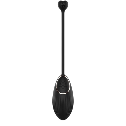 Черное виброяйцо с часами-пультом ДУ Anne's Desire Watchme Technology Remote Control Egg Black