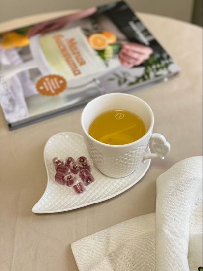 Чайная пара «Сканди», 1 чашка 200 мл, 1 блюдце 16×12 см