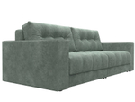 Диван прямой с декором Лига-049 НПБ, BRUT 08 ВЕЛЮР зеленый