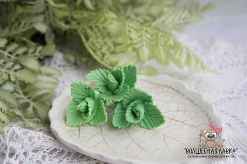 Силиконовая форма Пучок листьев