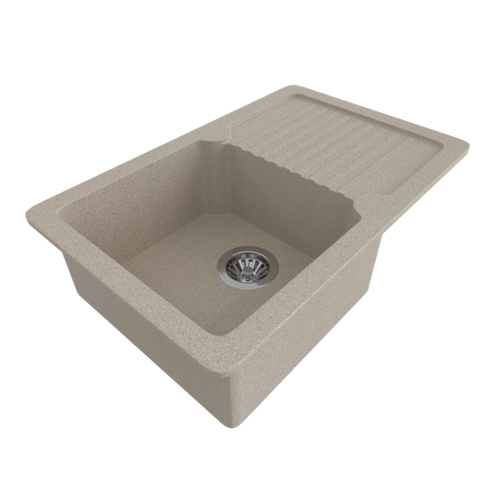 Мойка ML-GMS24 СТАНДАРТ с крылом , песочный (302), 765*490*200мм