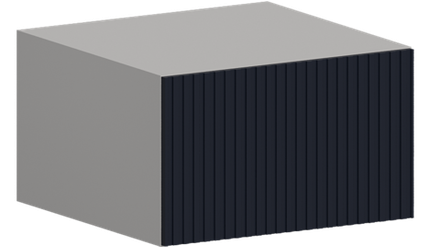 Кухня Модуль ШВГ 610 Графит / Индиго софт