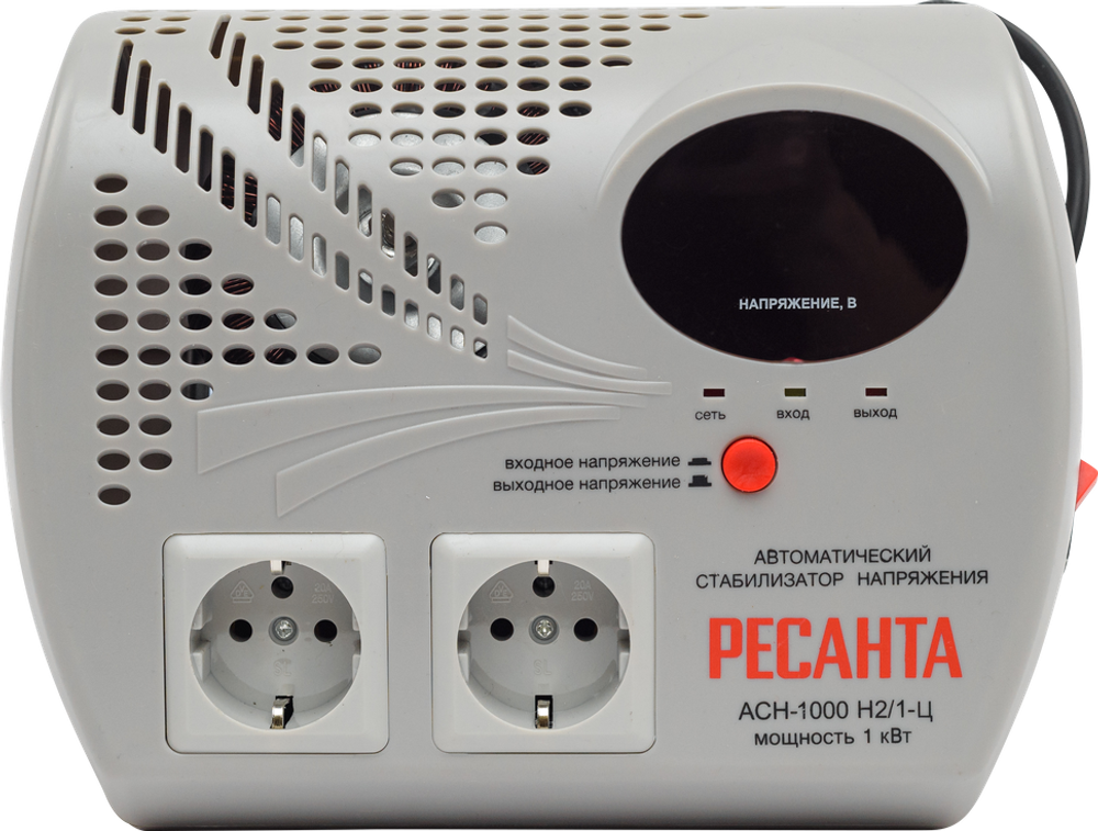 Стабилизатор напряжения серии LUX РЕСАНТА АСН-1000Н2/1-Ц
