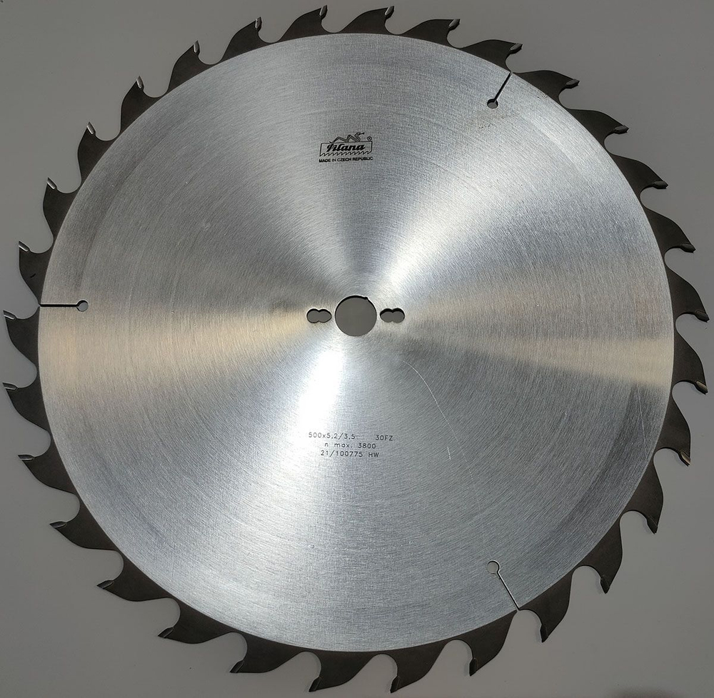 Пила дисковая TCT "Pilana" 500x5.2/3.5x30 z30 80-50 FZ
