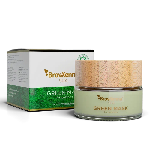 Зеленая маска для бровей BrowXenna®, 15 мл