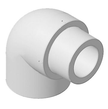 Угольник Политэк 25 мм 90° внутр./наруж. полипропиленовый