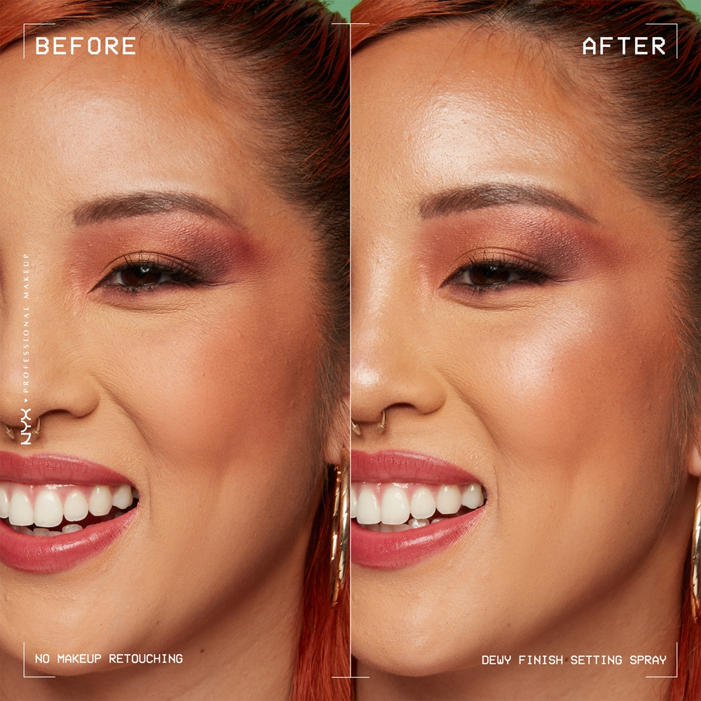 NYX Professional Makeup Makeup Setting Spray Dewy - Спрей для фиксации загара 02 Dewy Finish / Long Lasting, 60 ml