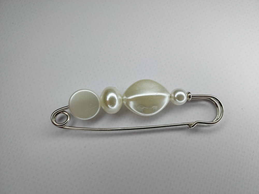 Булавка брошка "Жемчужная мечта" для кардигана, Пальто, платков, костюмов, одежды