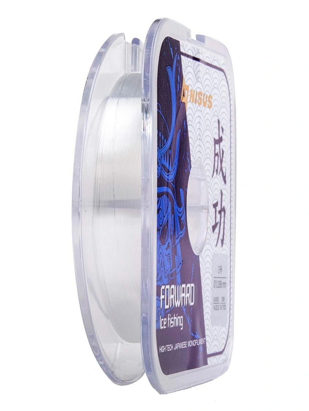 Леска для рыбалки Nisus FORWARD ICE FISHING Nylon Transparent 0,074mm/50m (N-FIF-0.074-50)