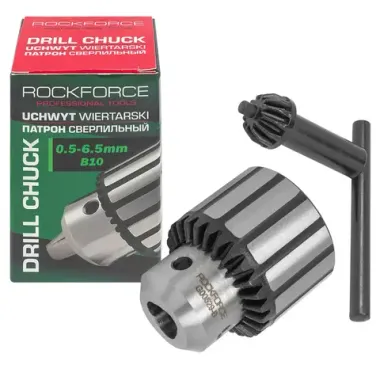 Патрон цанговый для дрели (0.6-6мм, B10) RockFORCE RF-G00529-B
