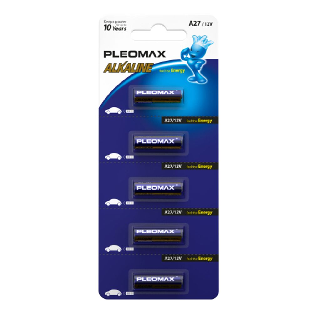 Батарейки Pleomax A27-5BL Alkaline | Батарейки Щелочные (Алкалиновые)