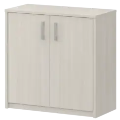 Стеллаж низкий закрытый А-302/А-602 Ясень шимо 770x365x850 Арго