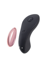 Бесшумный вибромассажер в трусики Little Secret черный