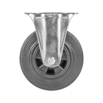 Опора колесная прямоходная с площадкой WL/BN-125R/110 kg резина