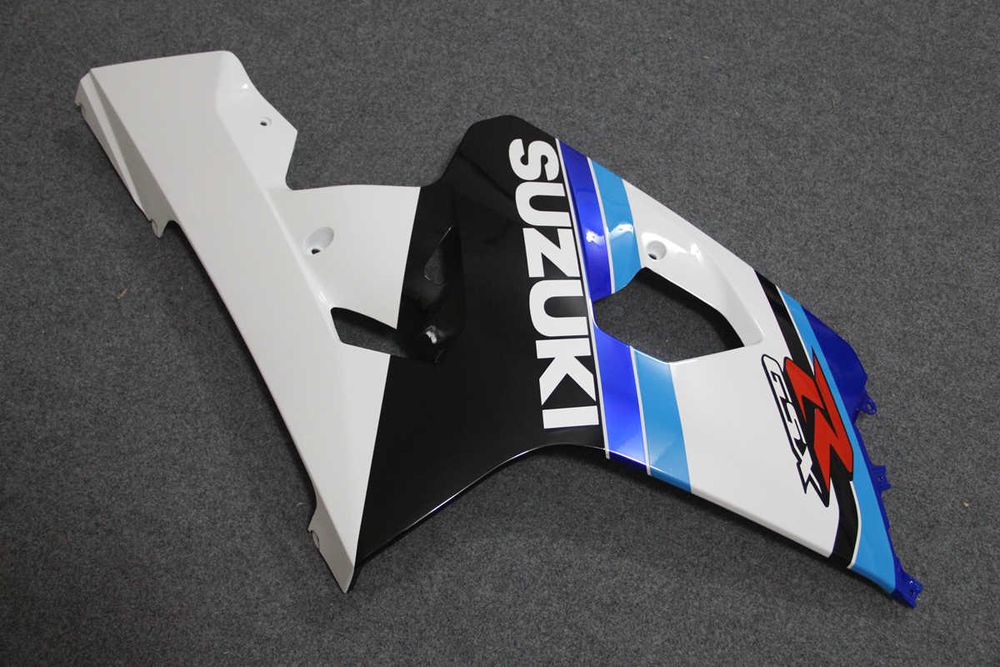 Комплект пластика для мотоцикла Suzuki GSX-R600/750 04-05 Сине-Бело-Черный