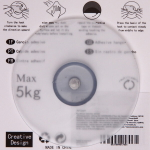 Держатель для полотенца с липким слоем Бабочка бежевый MH8042