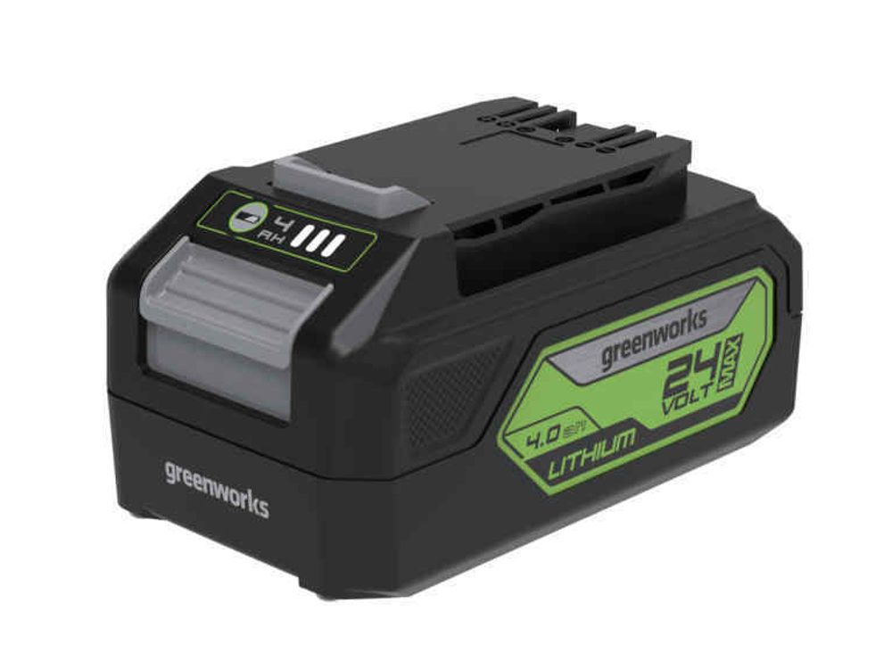 Аккумулятор повышенной мощности Greenworks G24B4II Арт. 2938407, 24V, 4 Ач.