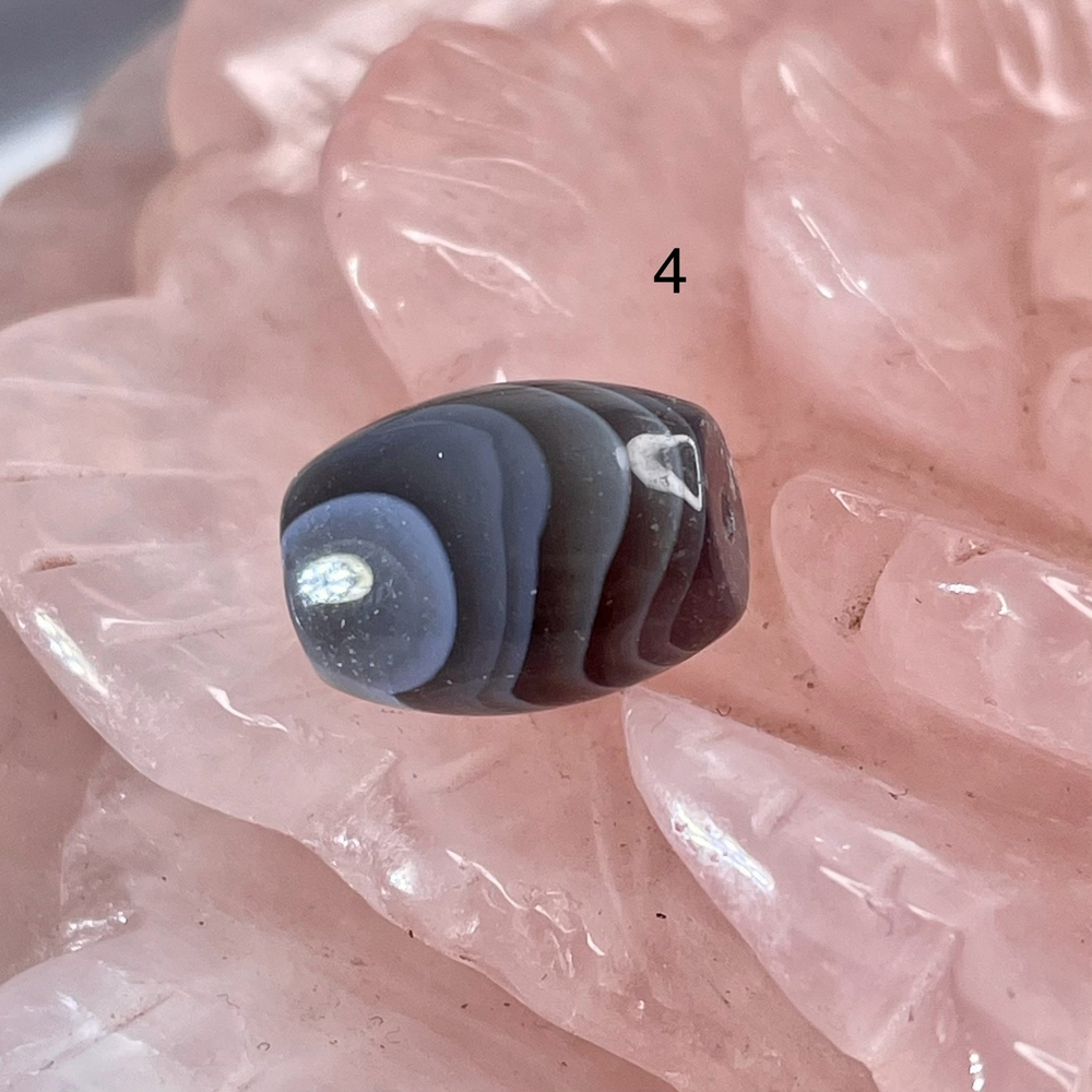 54672  Агат Ботсвана Бусина бочонок 10*14мм