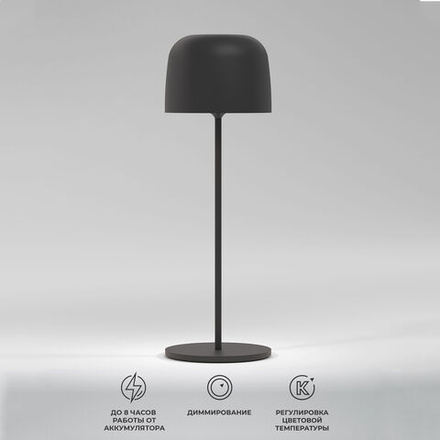 Компактный светодиодный настольный светильник Bitty чёрный IP54 TL70260
