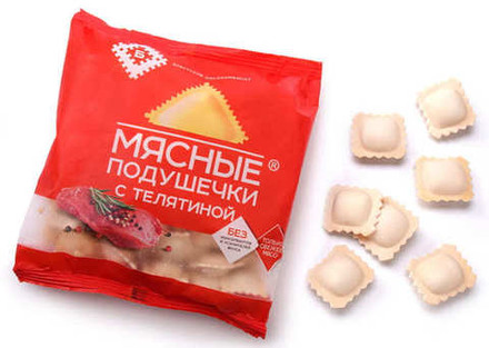Пельмени "Мясные подушечки с телятиной" 430г. Брест