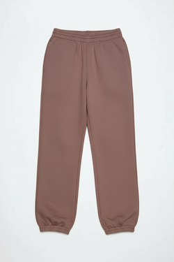 Объемные брюки-джоггеры с начесом