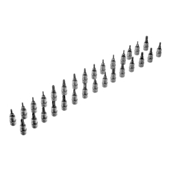 Набор инструментов, 1/2", 3/8", 1/4", пластиковый кейс 171 предм. Сибртех