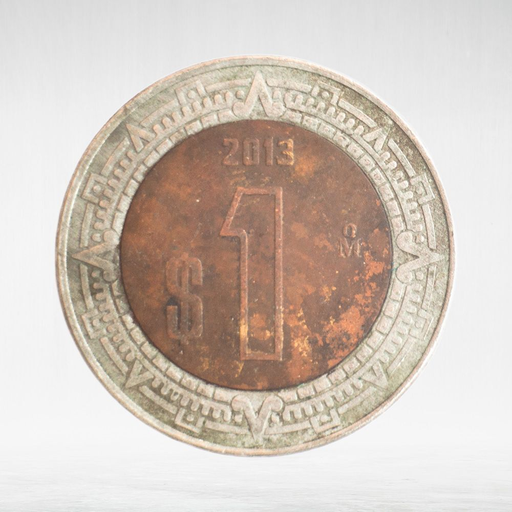 Mexico, 1 Peso, 2013, F