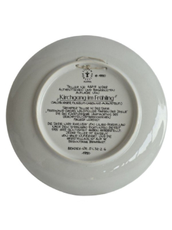 Тарелка декоративная "Встреча в лесу" Австрия