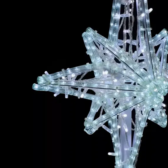 Светодиодная макушка Роза Ветров 75 см., Белая, 220В, LTC (LC-13210)