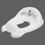Накладка на унитаз  "СОВА" нескользящая (white - белый)