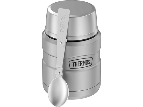 Термос для еды THERMOS KING SK-3000 MMS 0,47L складная ложка, стальной