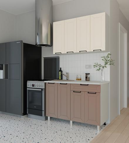 Кухня РИВЬЕРА готовое решение 1,2м