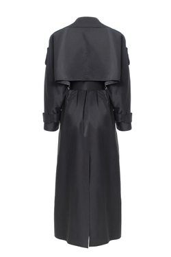 "Trench cape" Тренч-кейп в пол из хлопка.