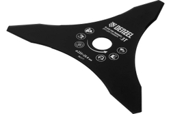 Диск для триммера 255x25.4 мм, толщина 1.6 мм, 3 лезвия Denzel 96377