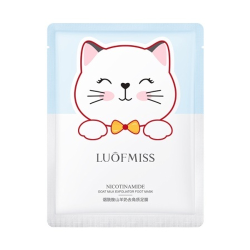 LUOFMISS Маска-носочки для ног с козьим молоком