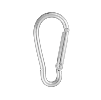 Фурнитура сумочная металл "Gamma" GH 120/18/10 Карабин 18 мм  №04 под никель
