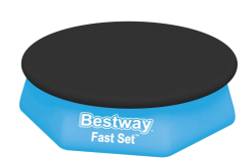 Тент для бассейнов с надувным бортом Bestway Fast Set Pools 244 см (d 280 см) (58032 BW)