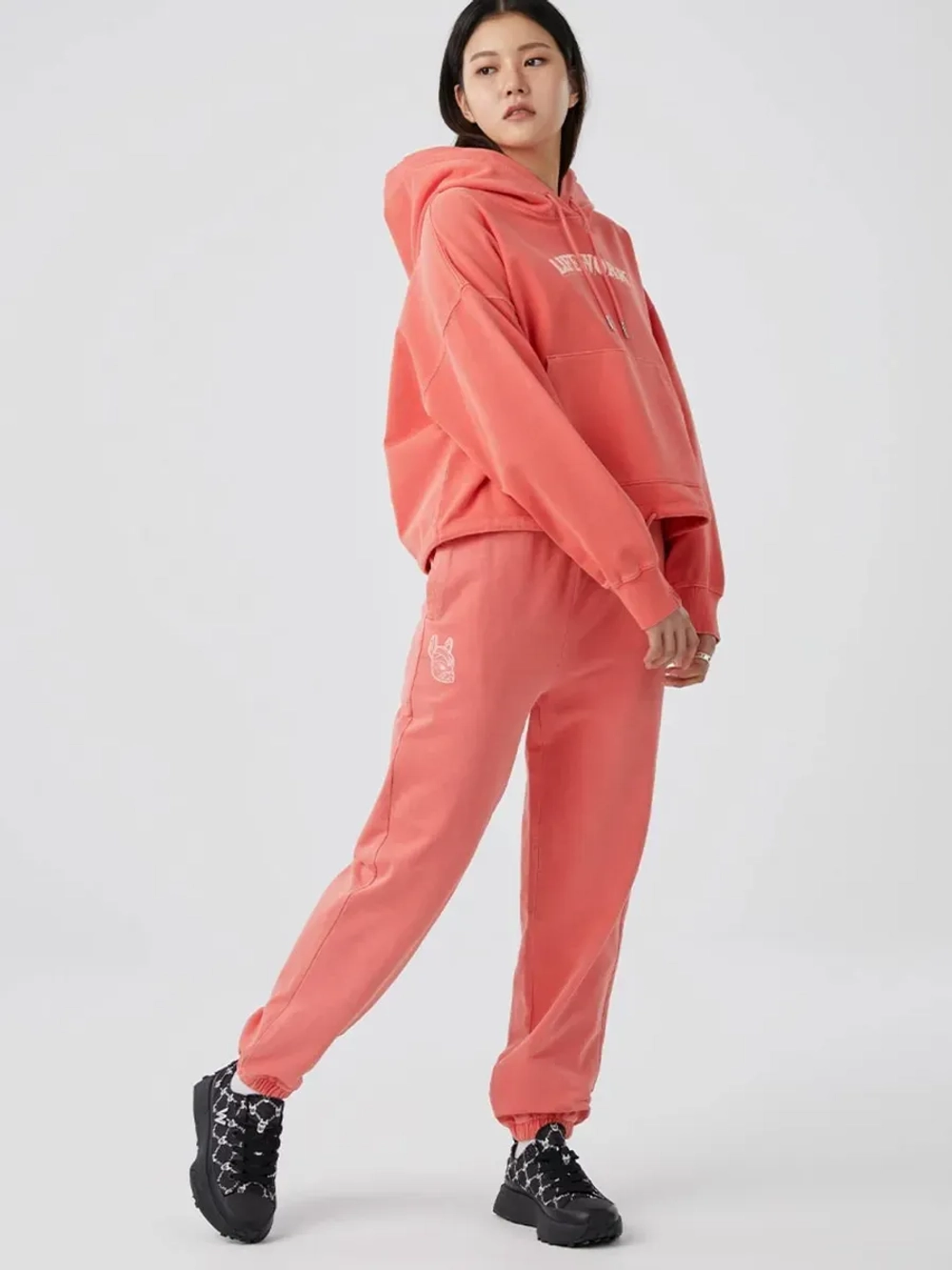 Брюки-джоггеры с принтом salt washing и эмблемой ladok