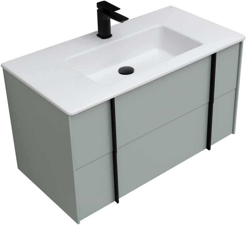 Тумба с раковиной Allen Brau Reality 90 см 1.32006.PWM папирус матовый