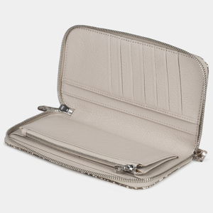 Кошелек Marquise из кожи питона и козы, натурального цвета