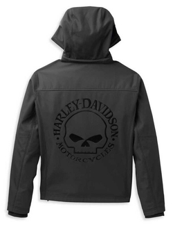 Куртка Willie G Skull Hooded Softshell Harley-Davidson
