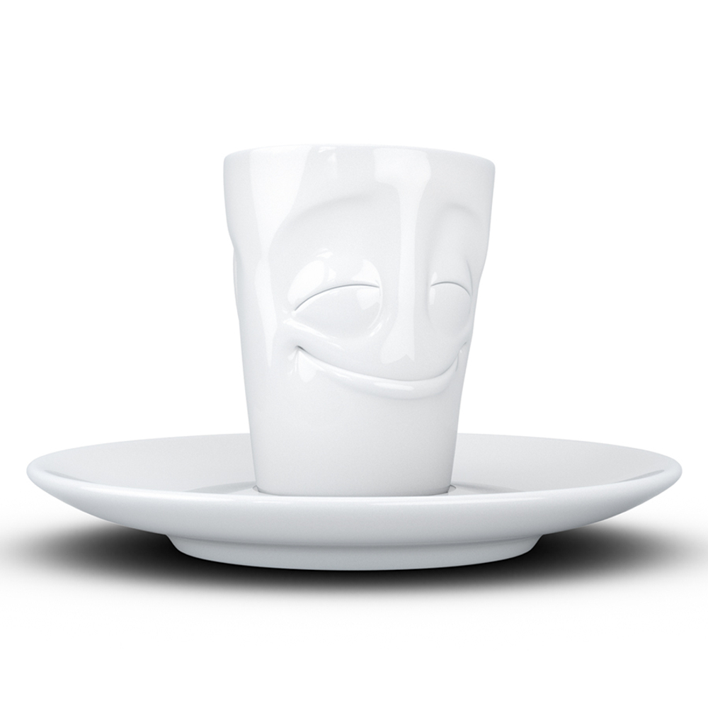 Кофейная пара cheery, 80 мл, белая